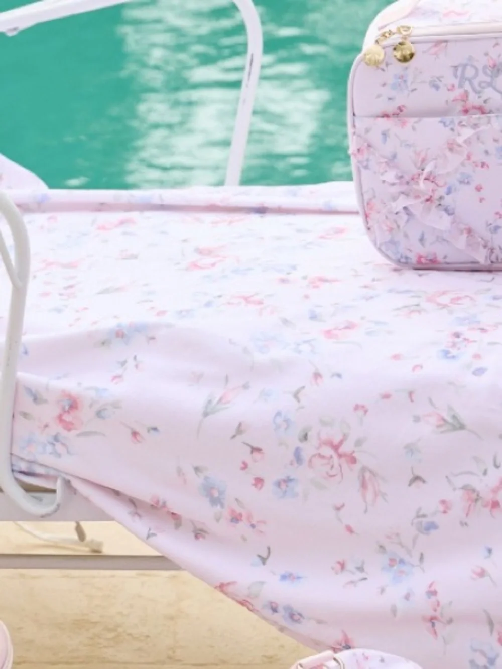LoveShackFancy Windsor Rose Beach Towel UPF 50+